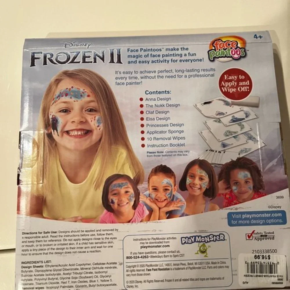 Frozen and Paw‎ Patrol Face Face Tattoos / New